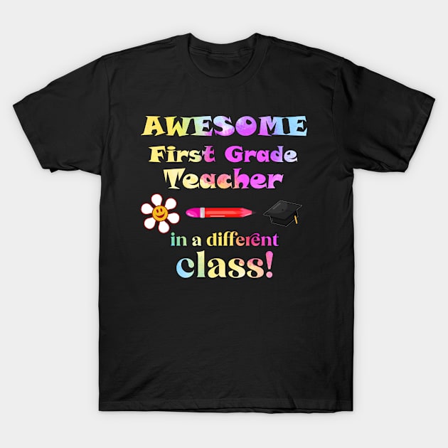 AWESOME Fifth Grade Teacher T-Shirt by Captain Peter Designs